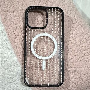Casetify iPhone 16 pro max Clear and Black